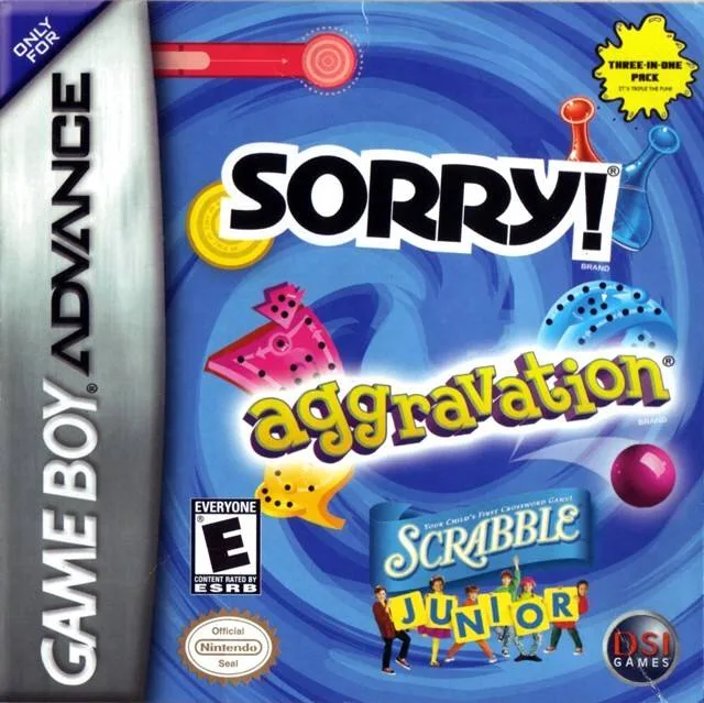 Sorry! / Aggravation / Scrabble Junior (GBA)