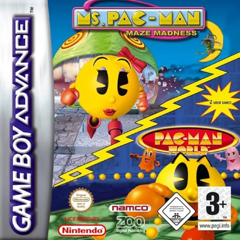 Ms Pac-Man: Maze Madness/Pac-Man World (GBA)