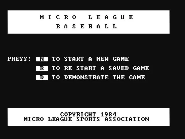 Major League Baseball (NES)