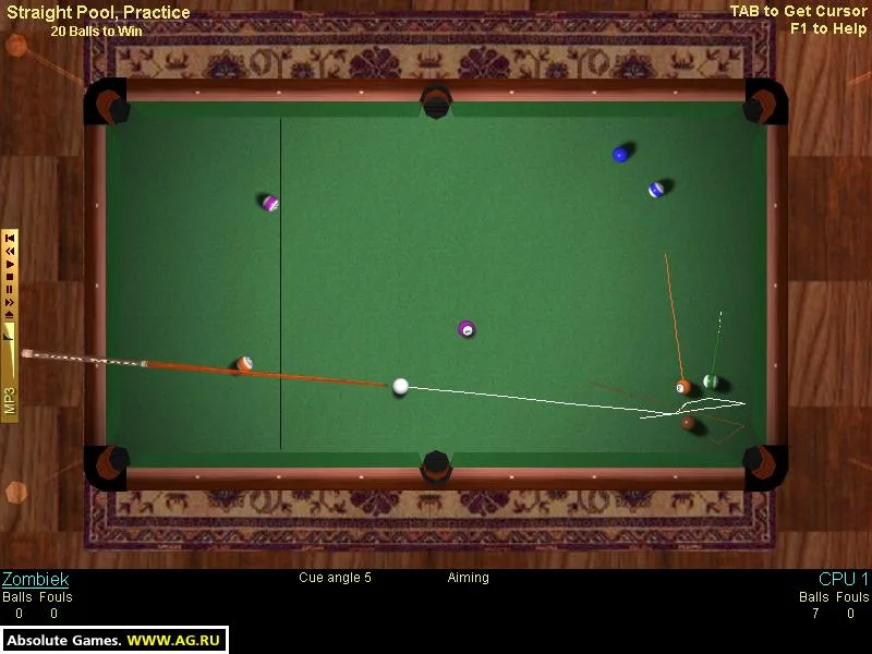 3-D Pool