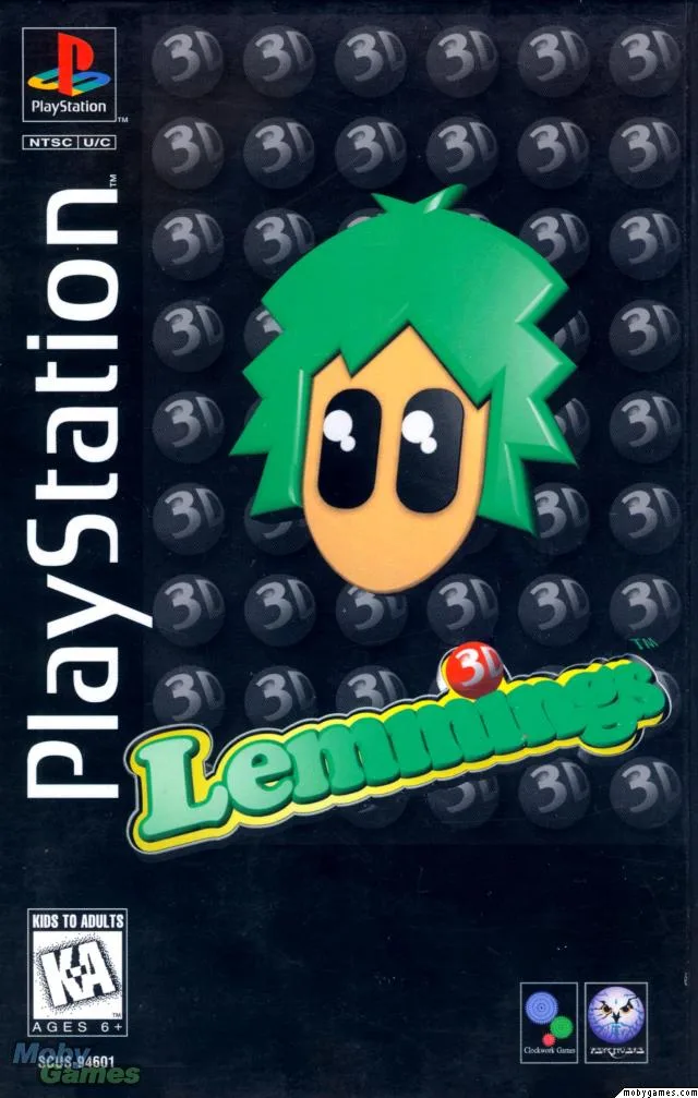 3D Lemmings [Long Box] (PS1)