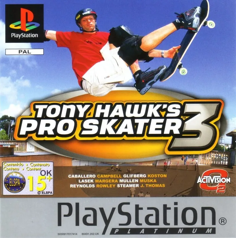 Tony Hawk's Pro Skater 3 (Platinum)