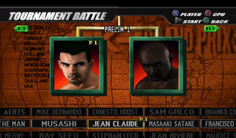 Fighting Illusion: K-1 Grand Prix ’98 (PS1)