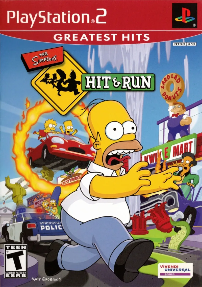 The Simpsons: Hit & Run [Greatest Hits] (PS2)
