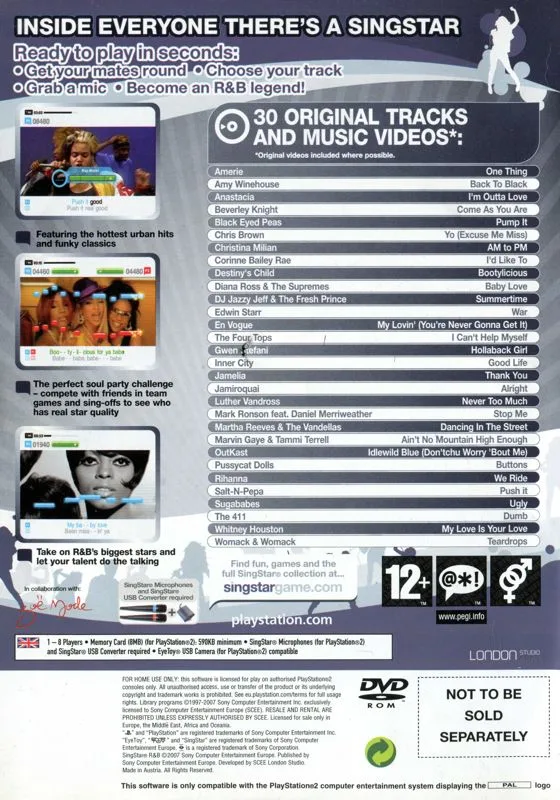 SingStar: R&B (PS2)