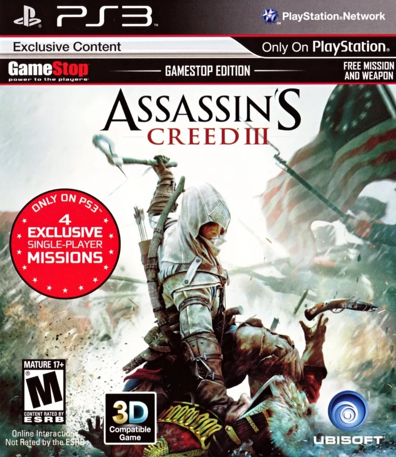 Assassin's Creed III [GameStop Edition] (PS3)