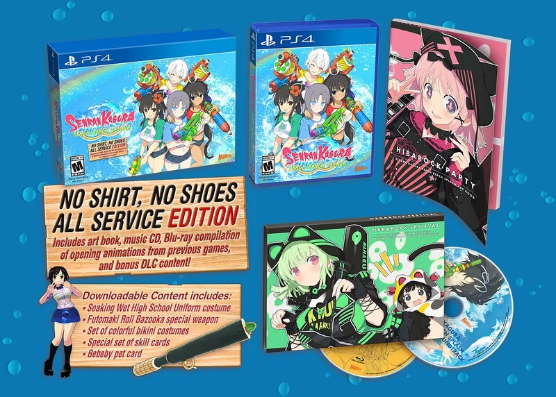 Senran Kagura: Peach Beach Splash (No Shirt, No Shoes, All Service Edition) (PS4)