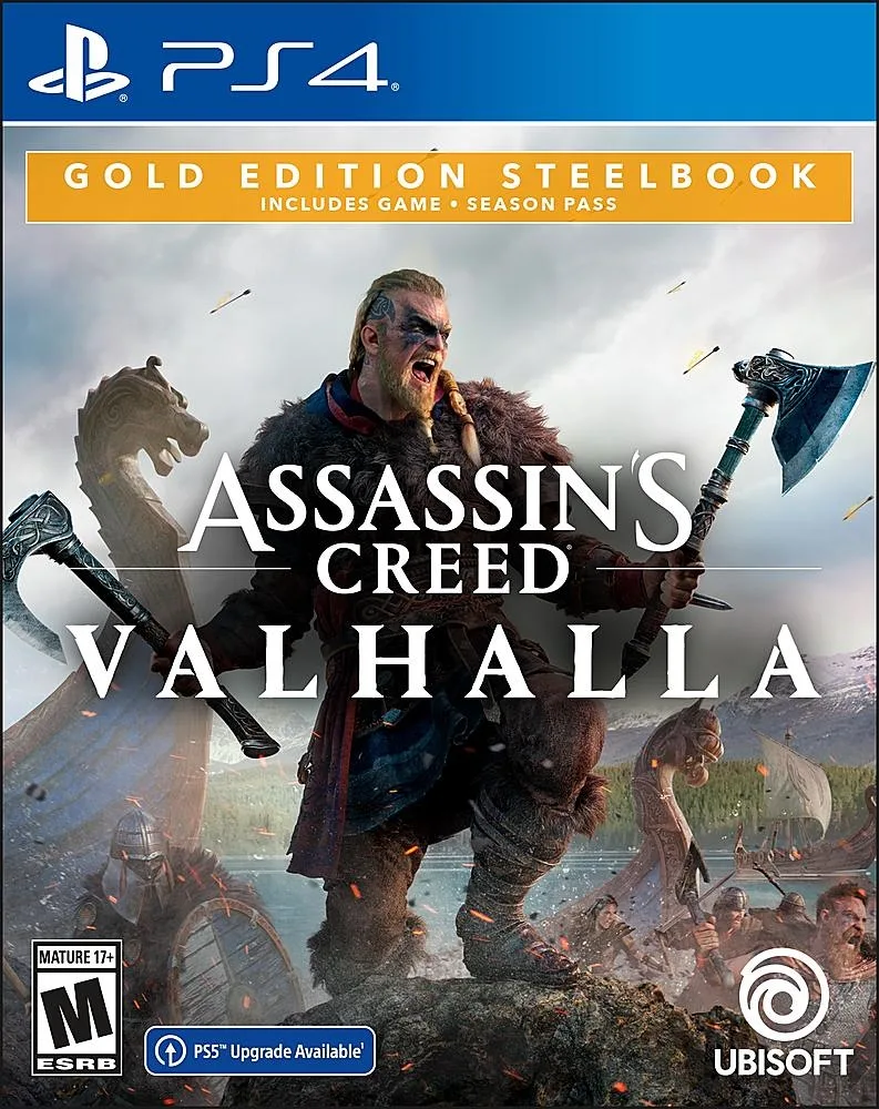 Assassin's Creed: Valhalla [Gold Edition Steelbook] (PS4)