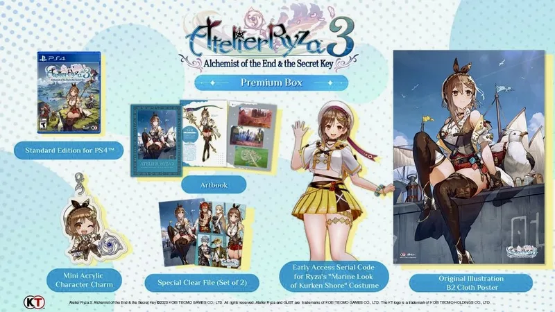 Atelier Ryza 3: Alchemist of the End & the Secret Key [Premium Box] (PS4)