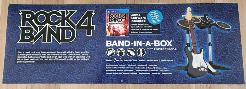 Rock Band 4 (Band-in-a-box bundle) (PS4)