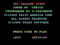 The NewZealand Story (GEN)