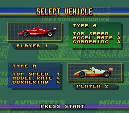 Michael Andretti's Indy Car Challenge (SNES)