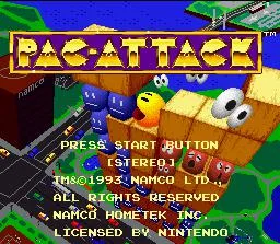 Pac-Attack (1993) (SNES)