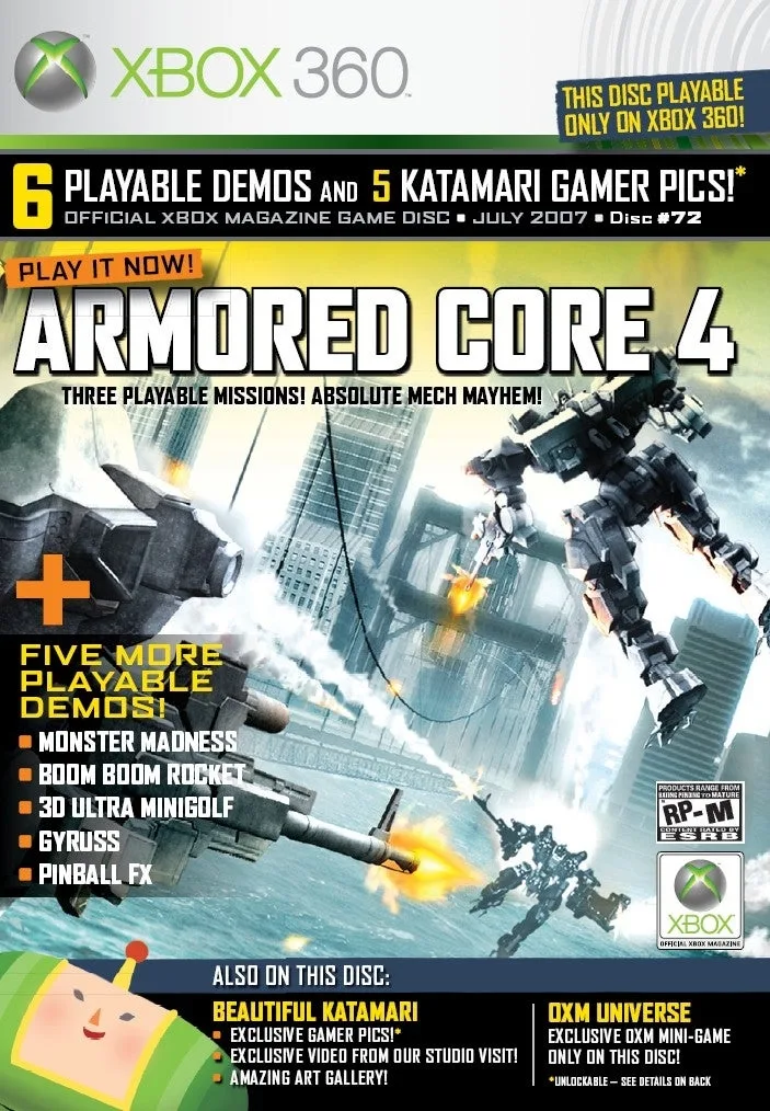 Official Xbox Magazine Demo Disc 72 (X360)