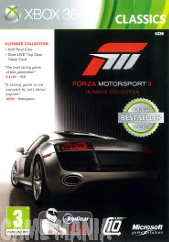 Forza Motorsport 3 Ultimate Collection Classics (X360)